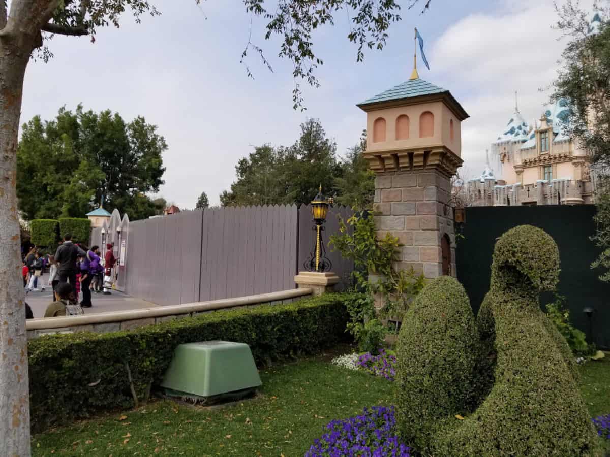 disneyland resort sleeping beauty castle major refurbishment