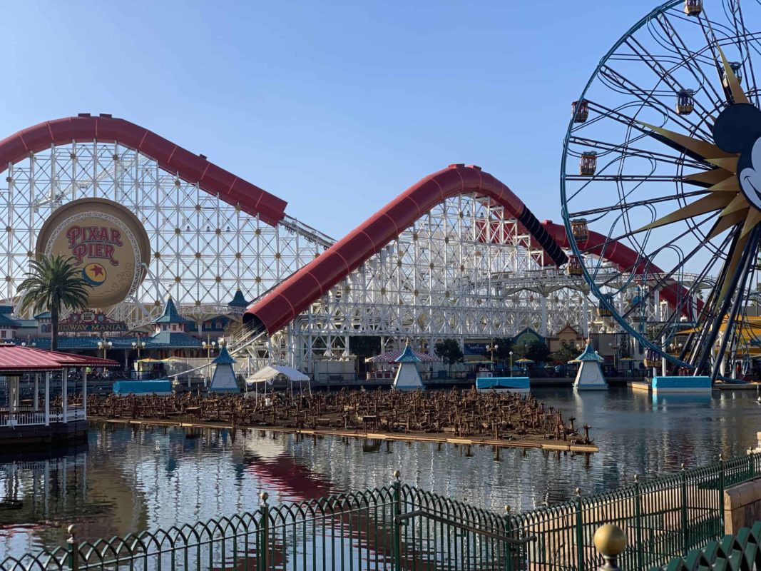 disney california adventure construction