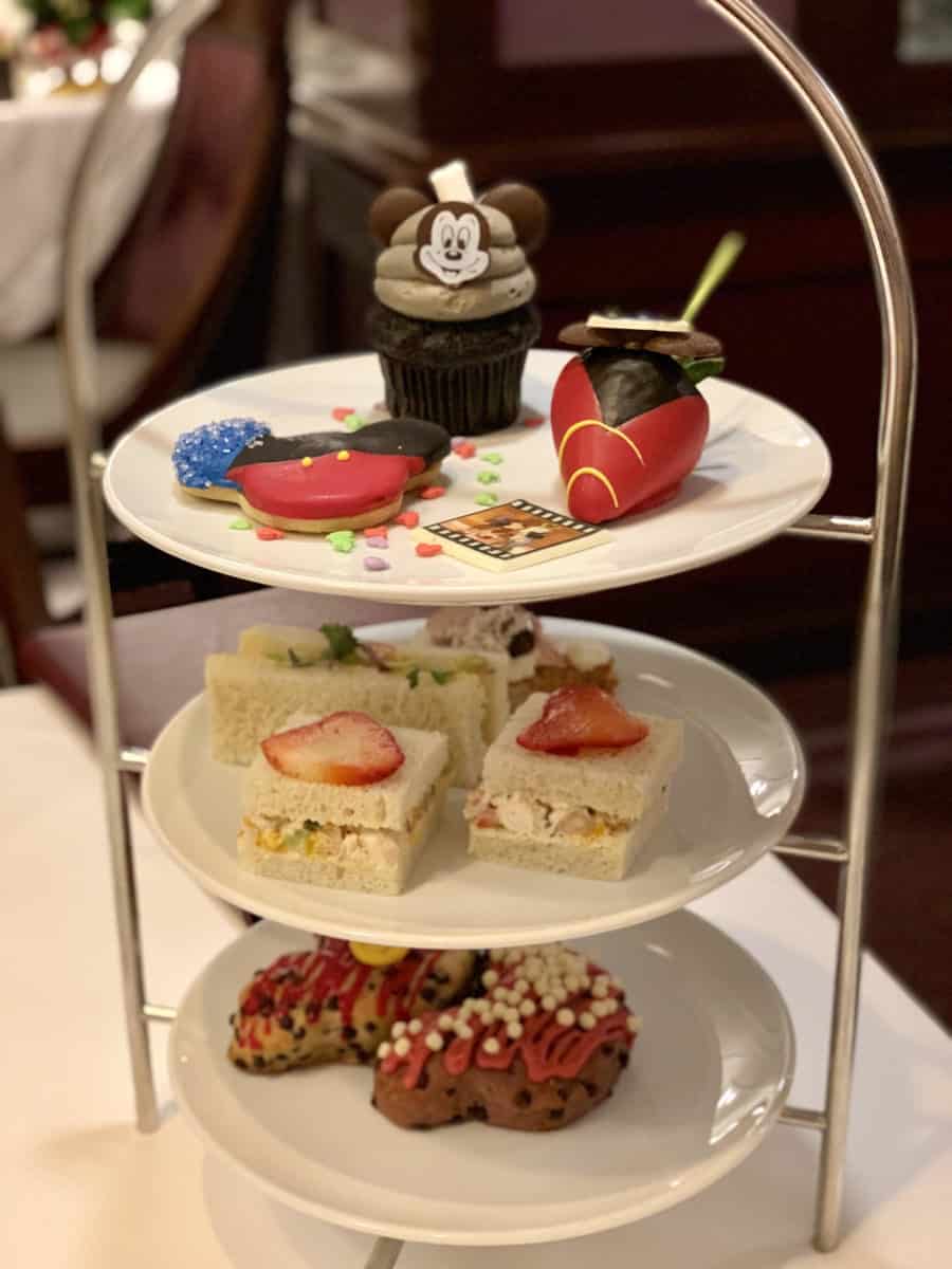 mickey's tea party celebration steakhouse 55 disneyland hotel