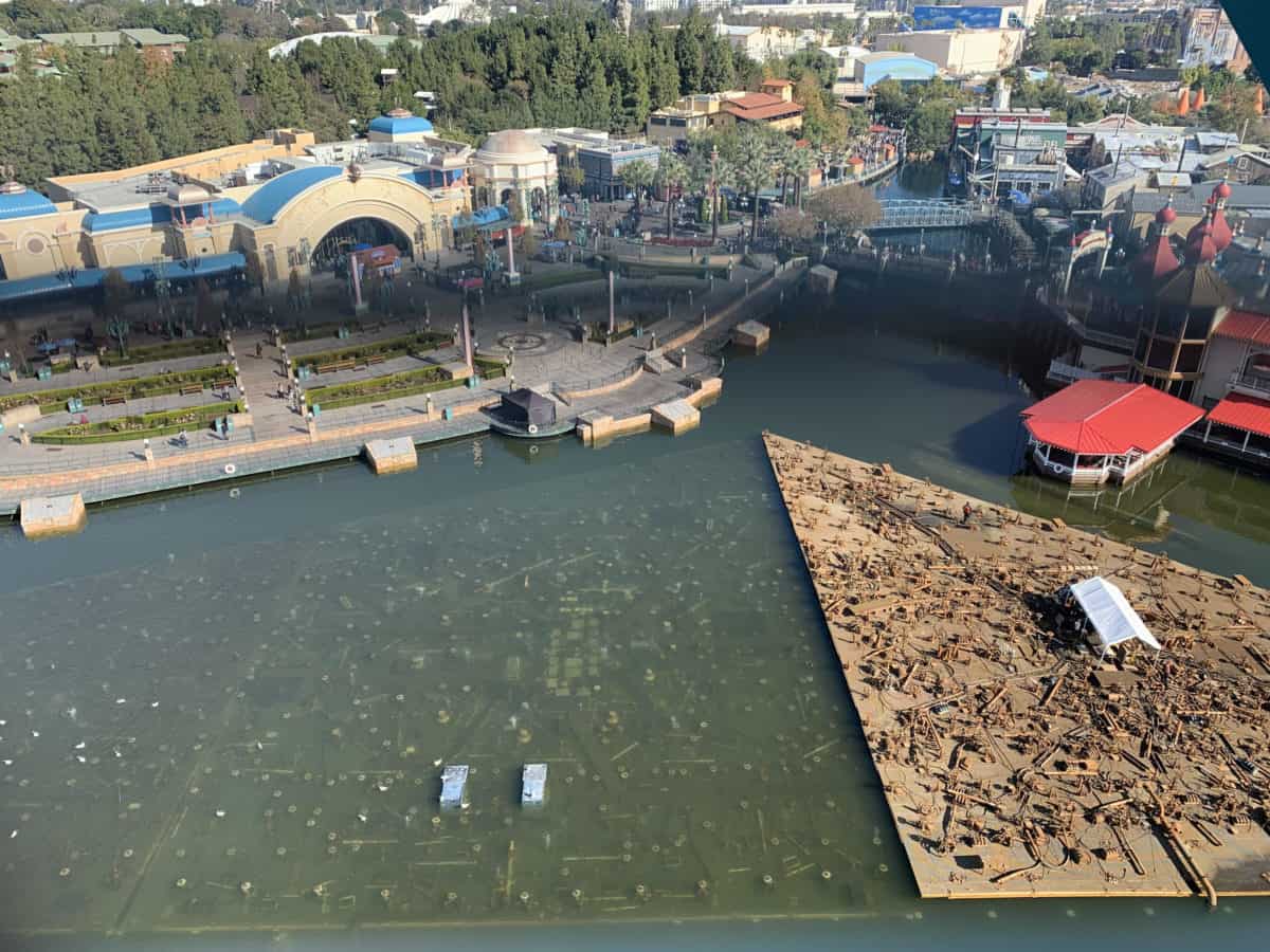 disney california adventure construction world of color