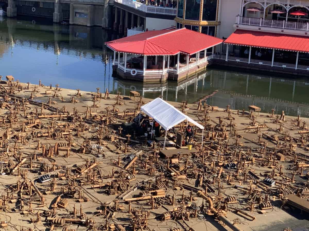 disney california adventure construction world of color