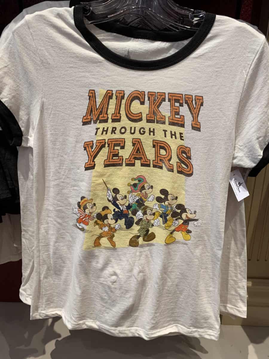 Mickey Through the Years collection shopDisney and disneyland resort