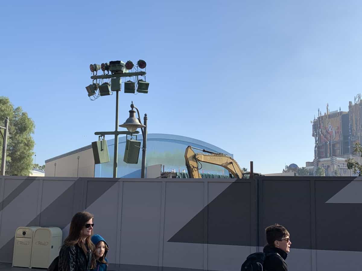 disney california adventure construction marve land