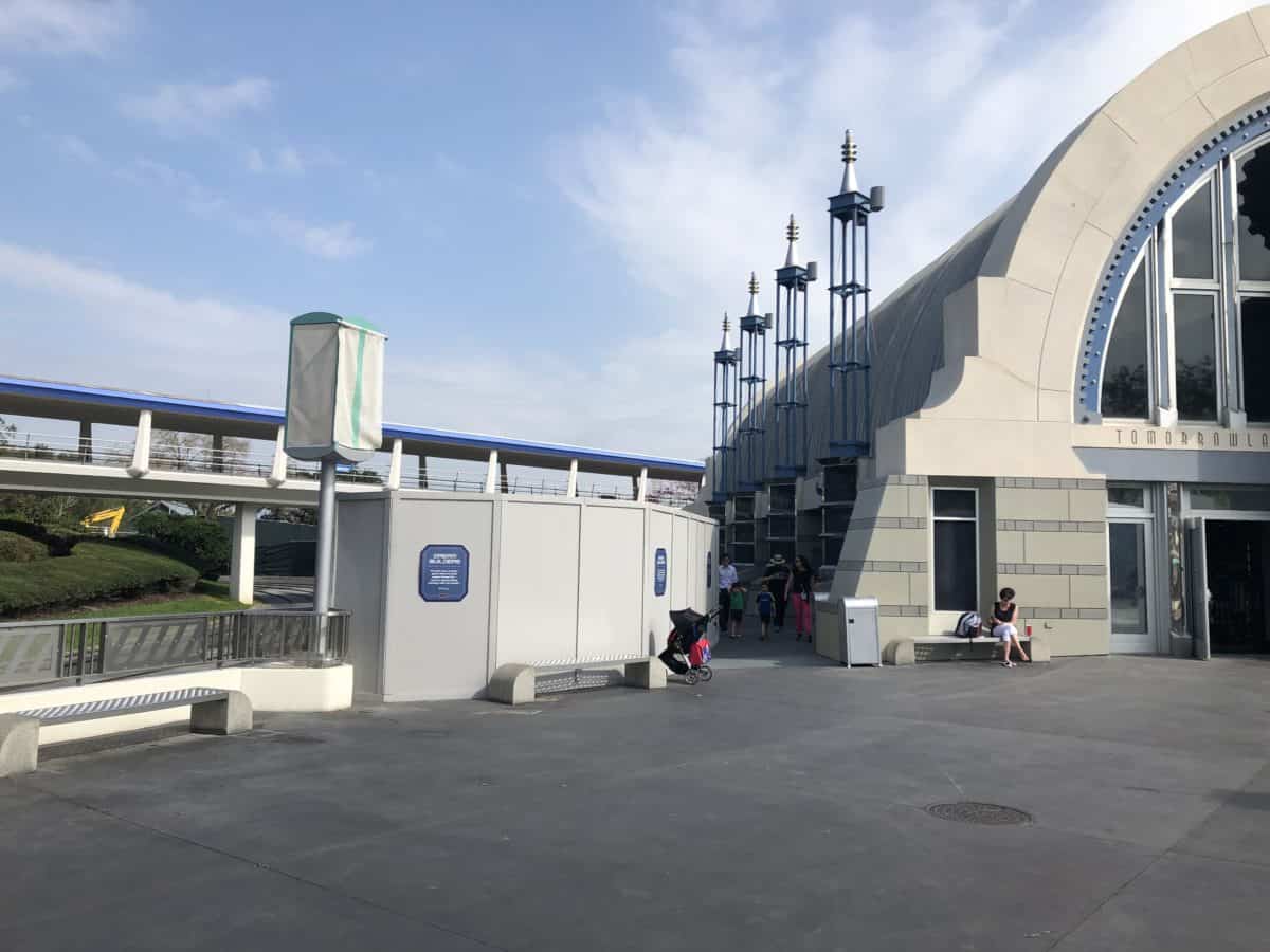 Space Mountain Construction Wall