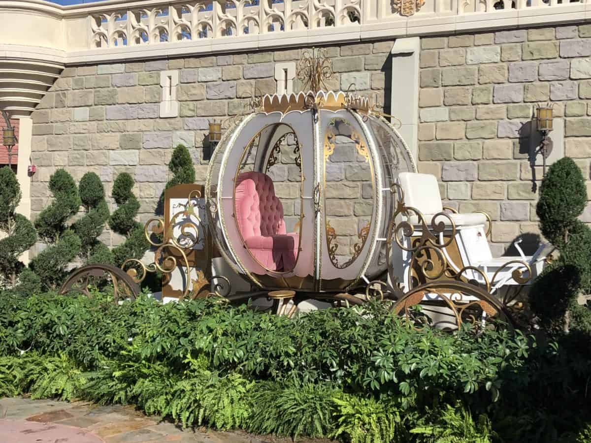 Cinderella carriage photo opp