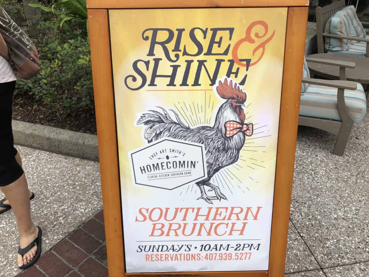 Brunch sign