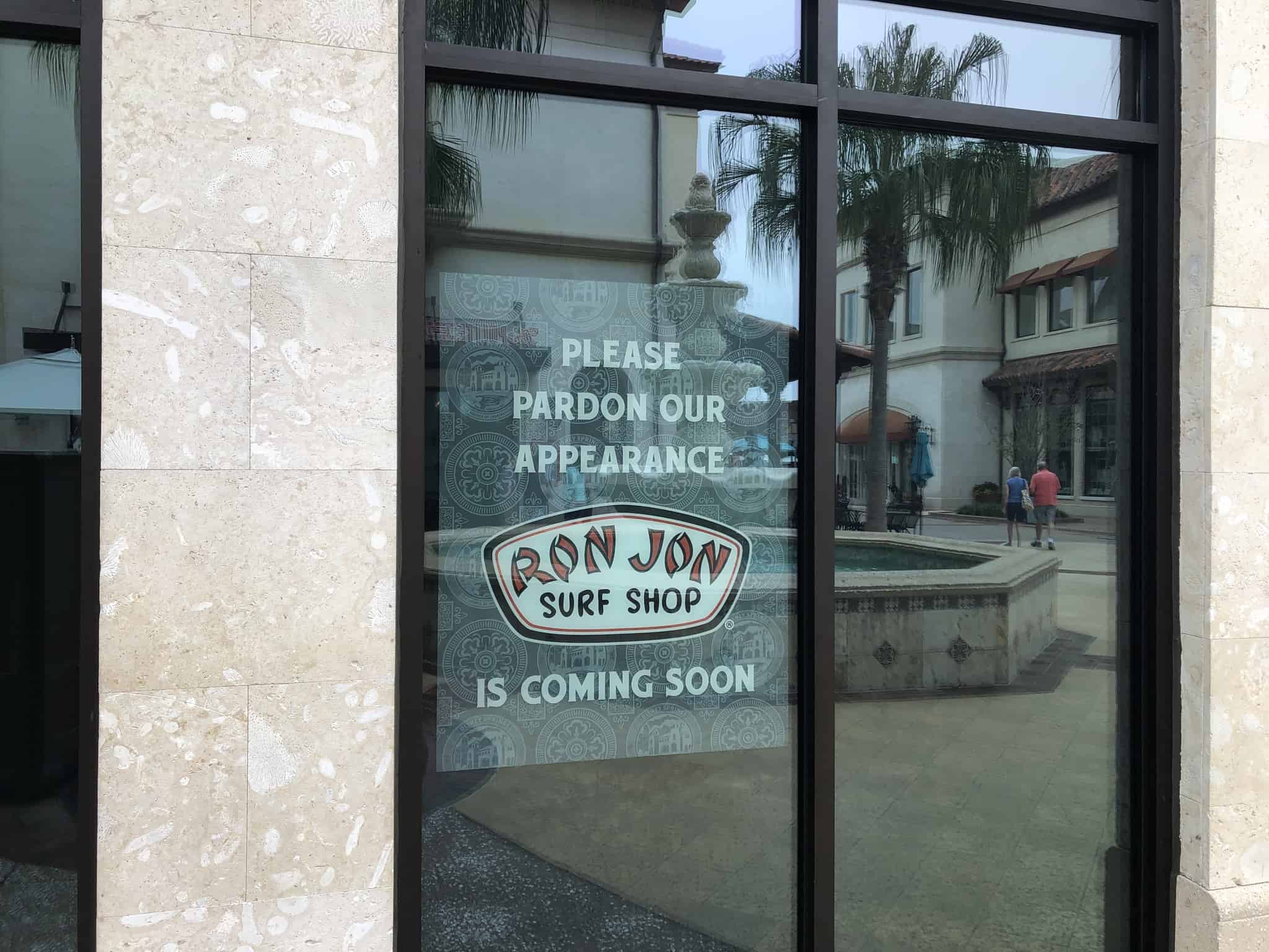 Ron Jon surf shop sign