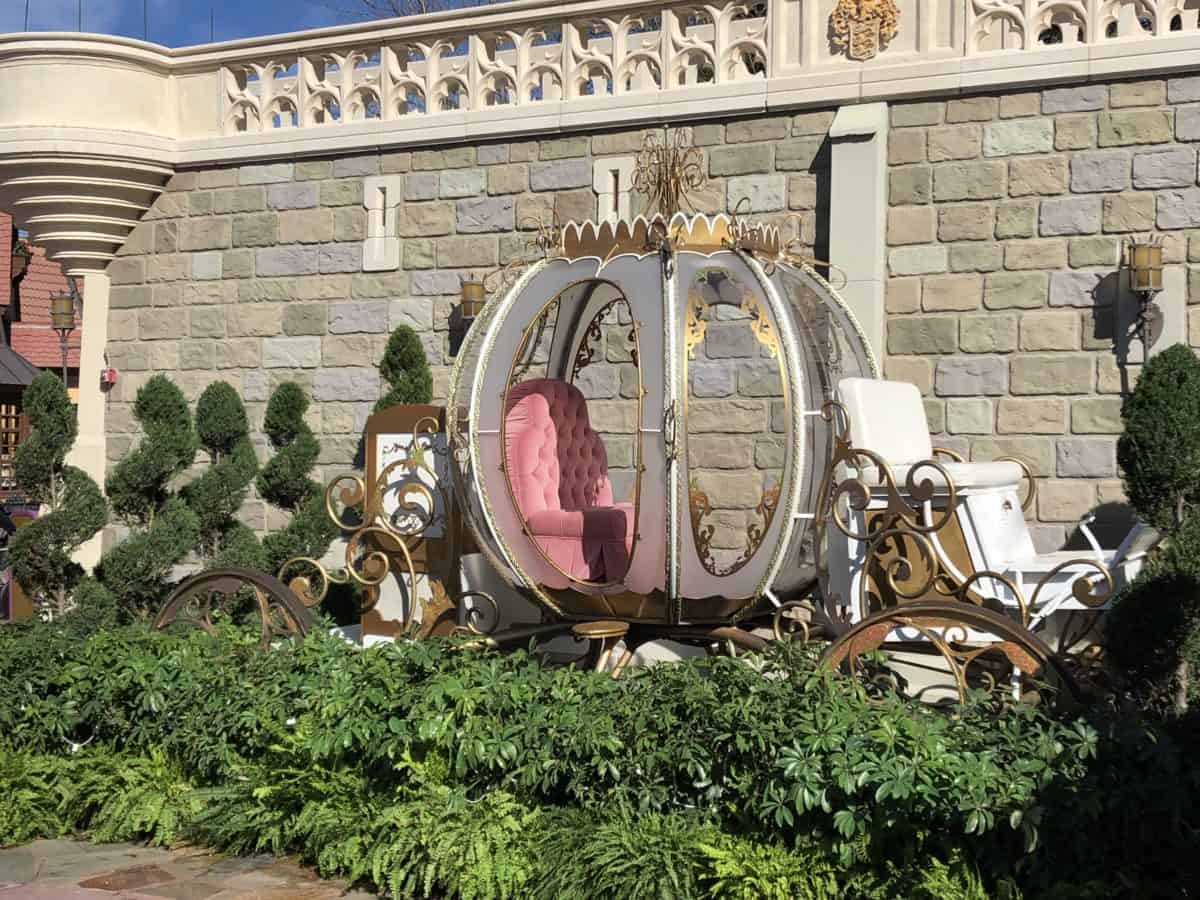 Cinderella carriage photo opp