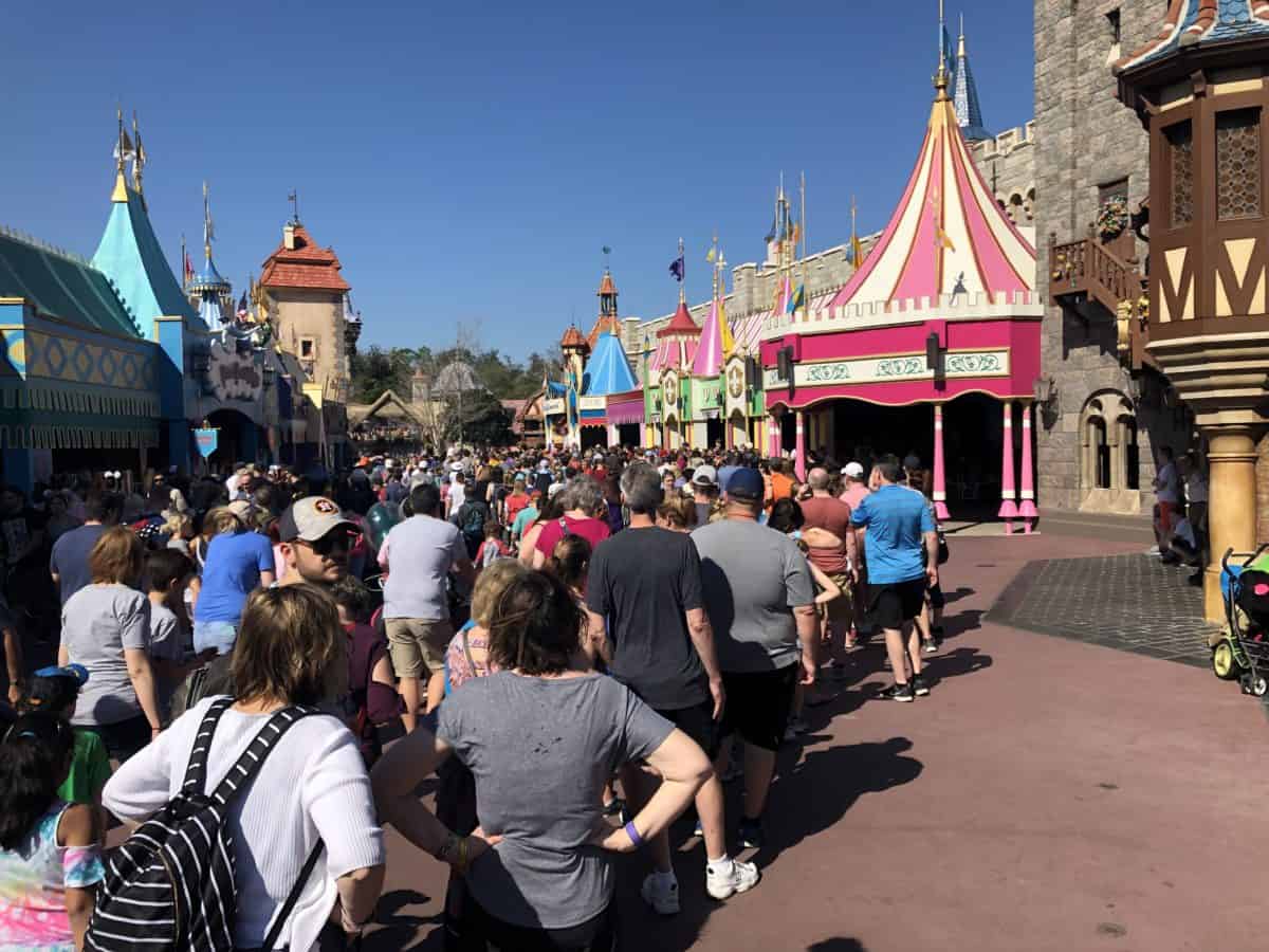Fantasyland crowds