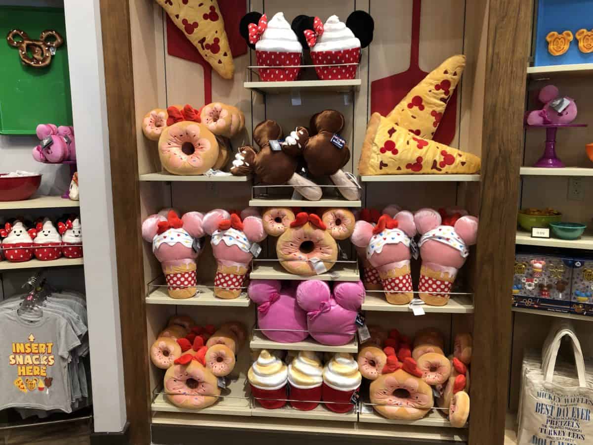 Mickey food pillows