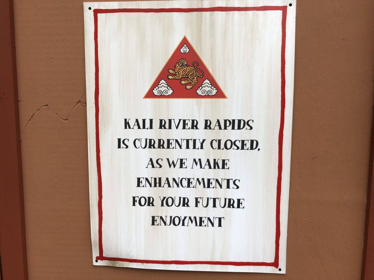 PHOTO REPORT Animal Kingdom Otter Exhibit Construction Kali River Rapids and More