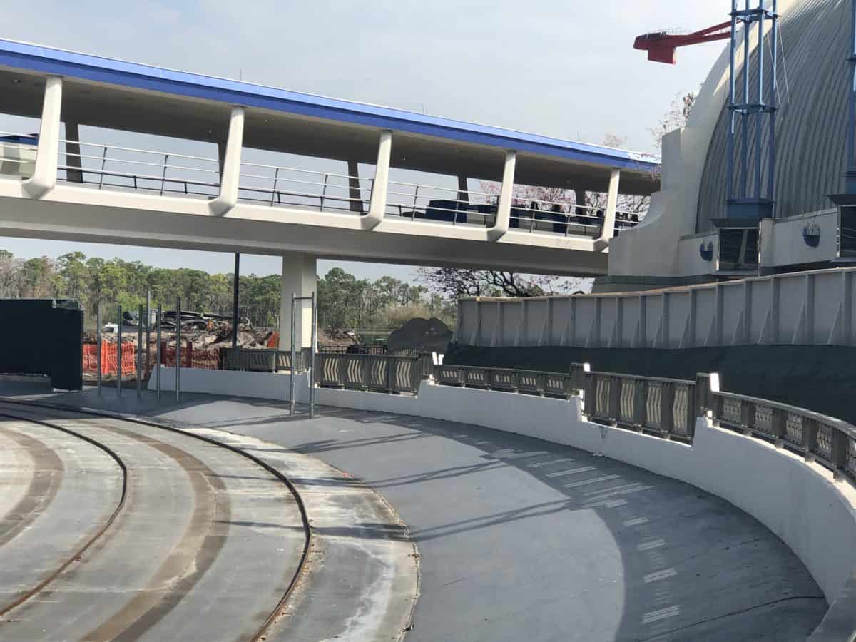 Space Mountain Construction Wall