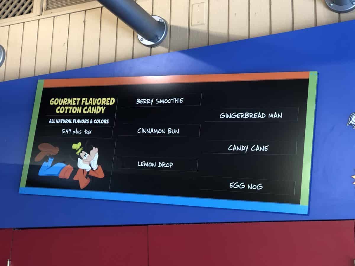 Cotton candy flavors