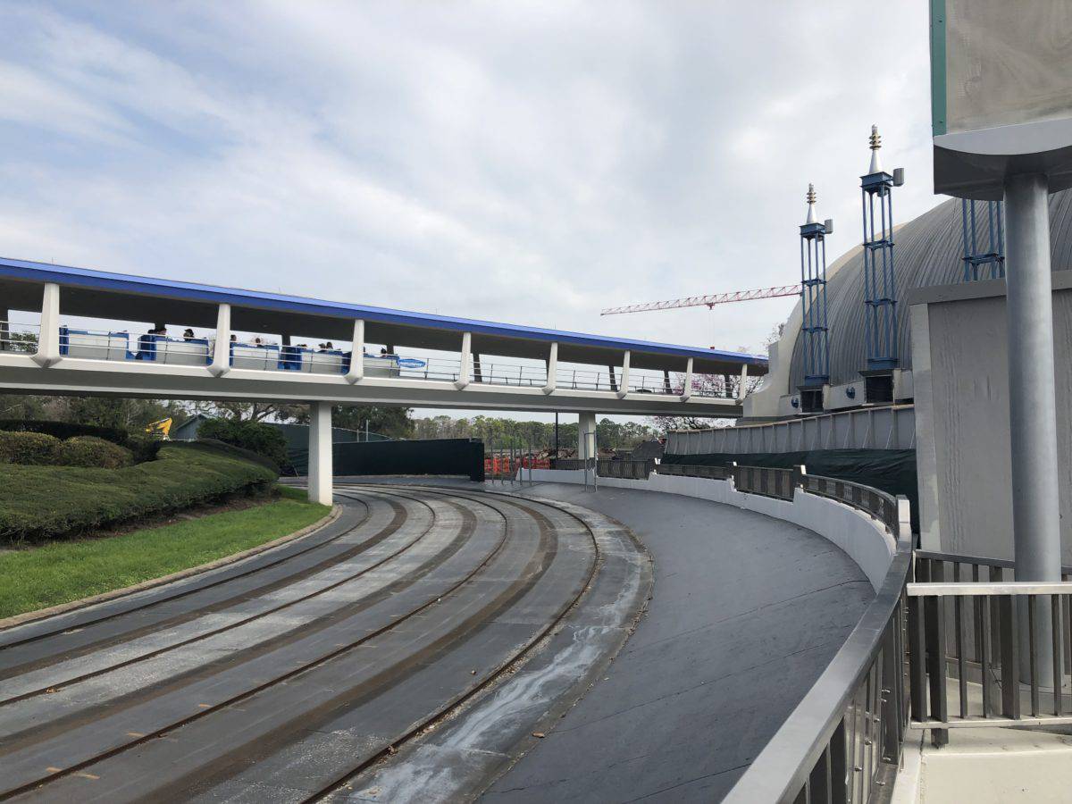 Space Mountain Construction Wall