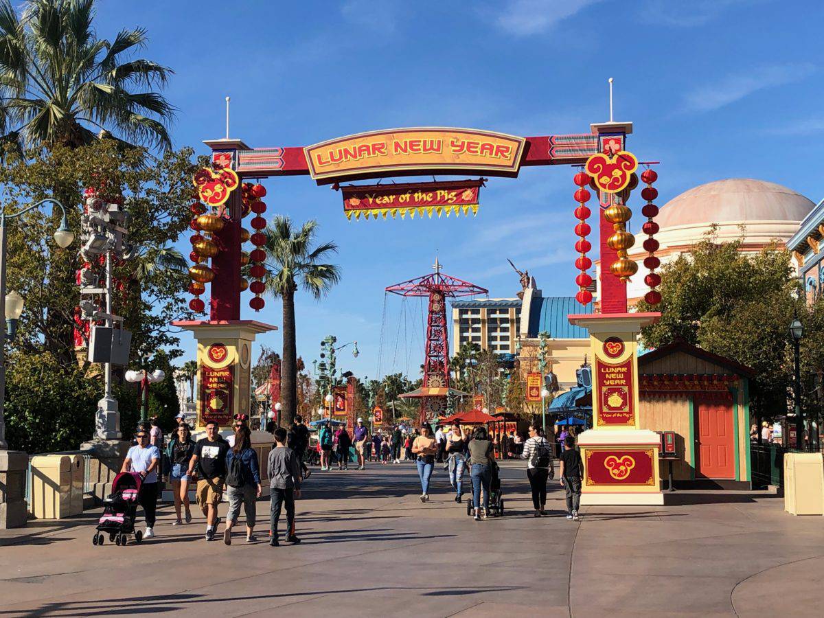 PHOTO REPORT Disney California Adventure Lunar Festival Construction Updates jessie's critter carousel