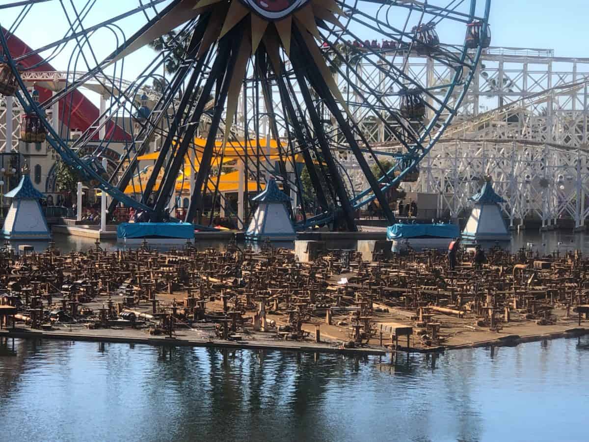 PHOTO REPORT Disney California Adventure Lunar Festival Construction Updates jessie's critter carousel