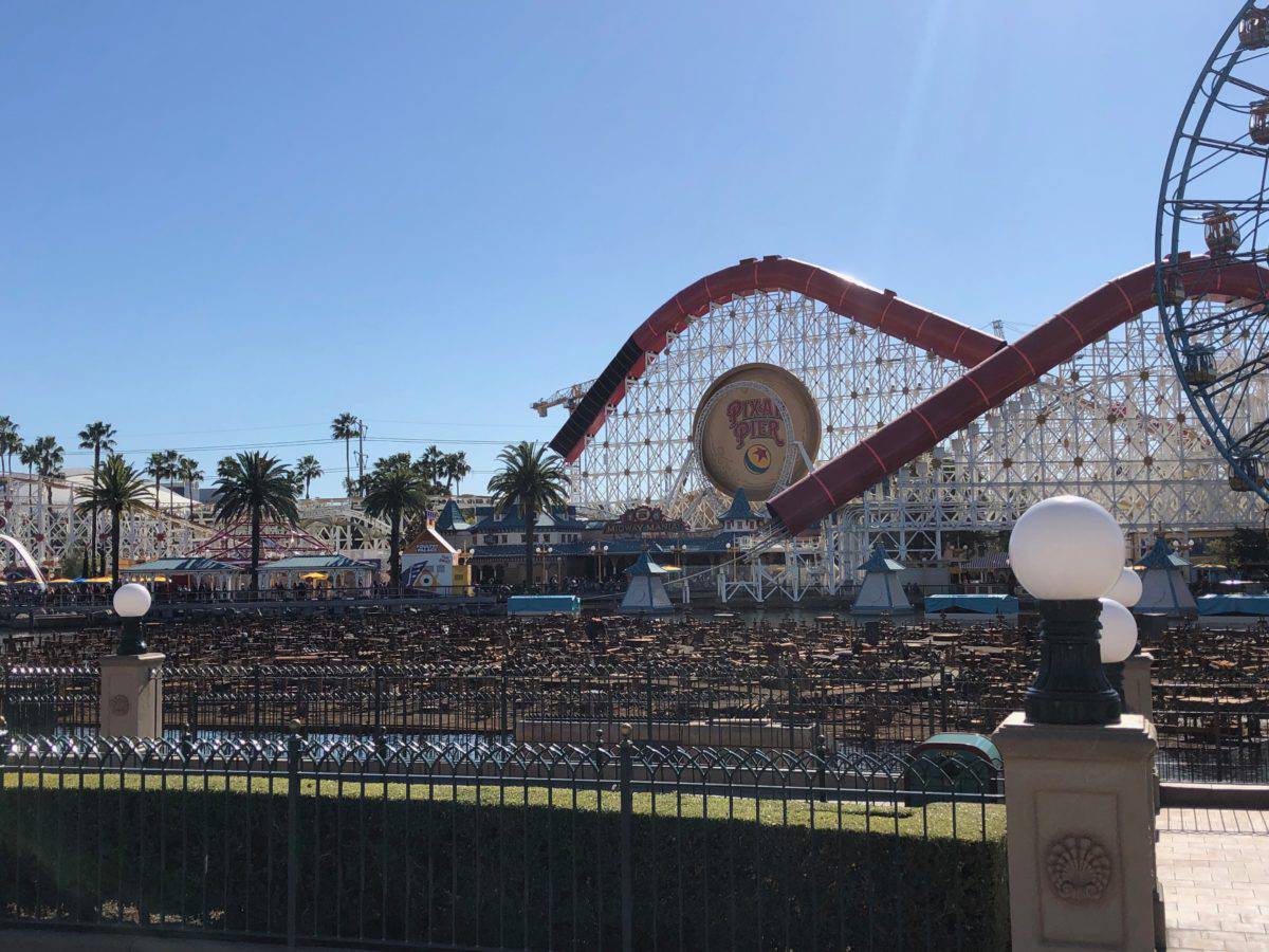 PHOTO REPORT Disney California Adventure Lunar Festival Construction Updates jessie's critter carousel