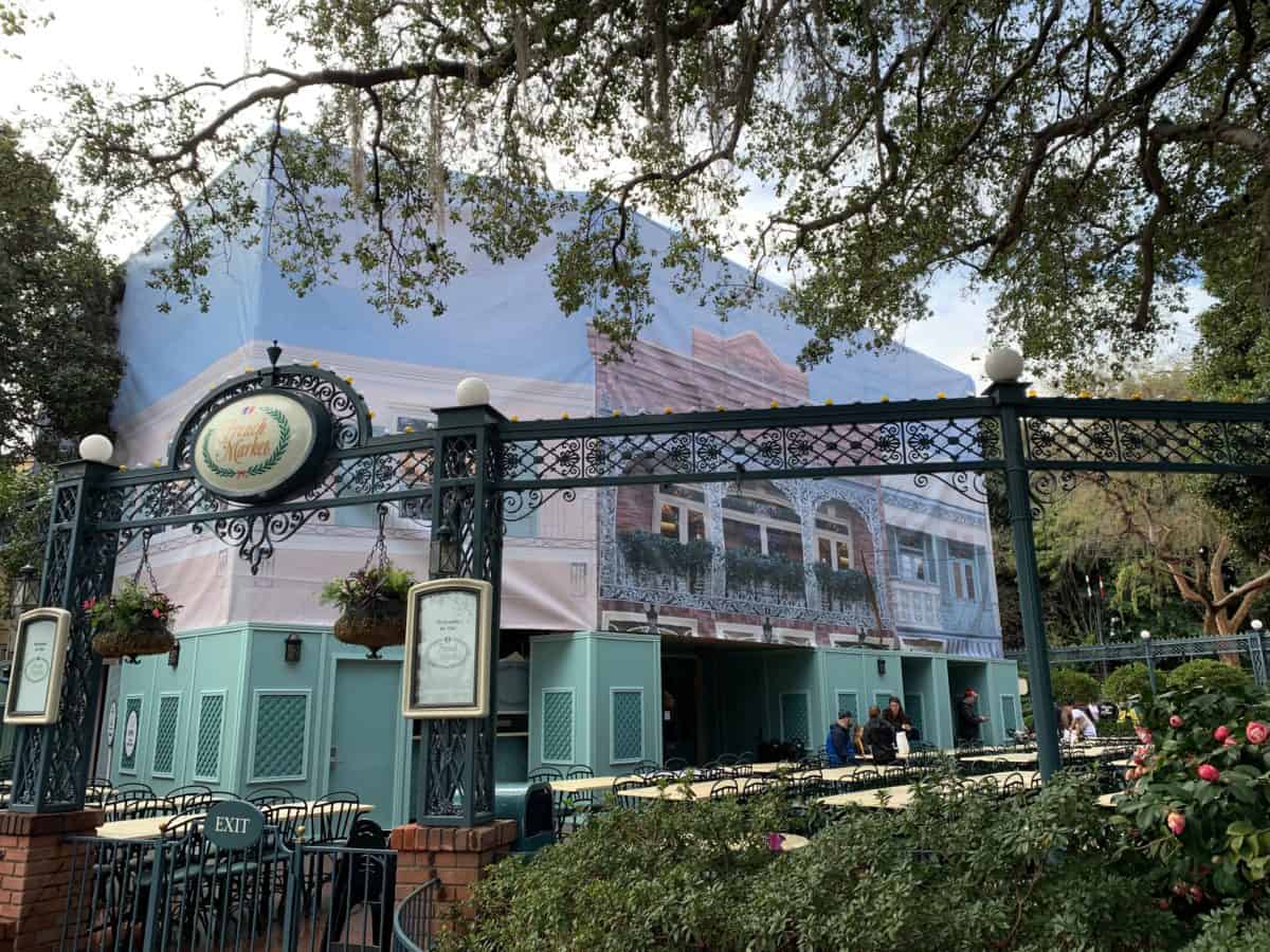 Disneyland Park French Market refurbishment