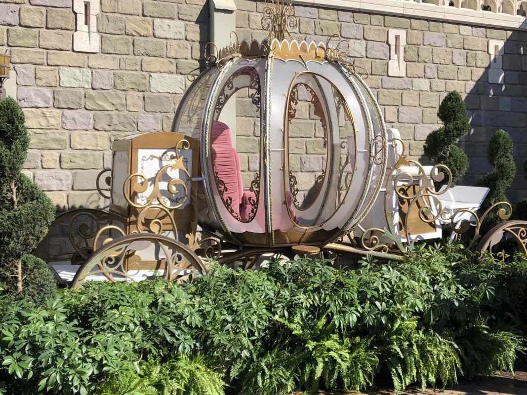 Cinderella carriage photo opp
