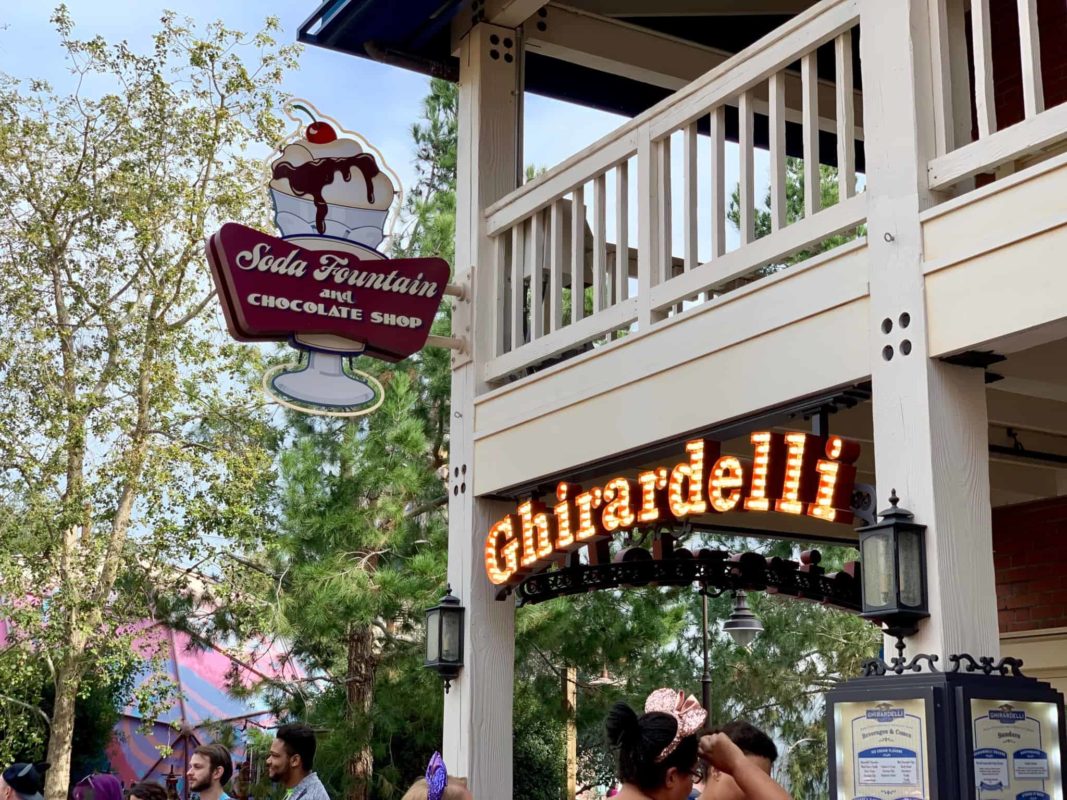 Free Samples Ghirardelli Disney California Adventure