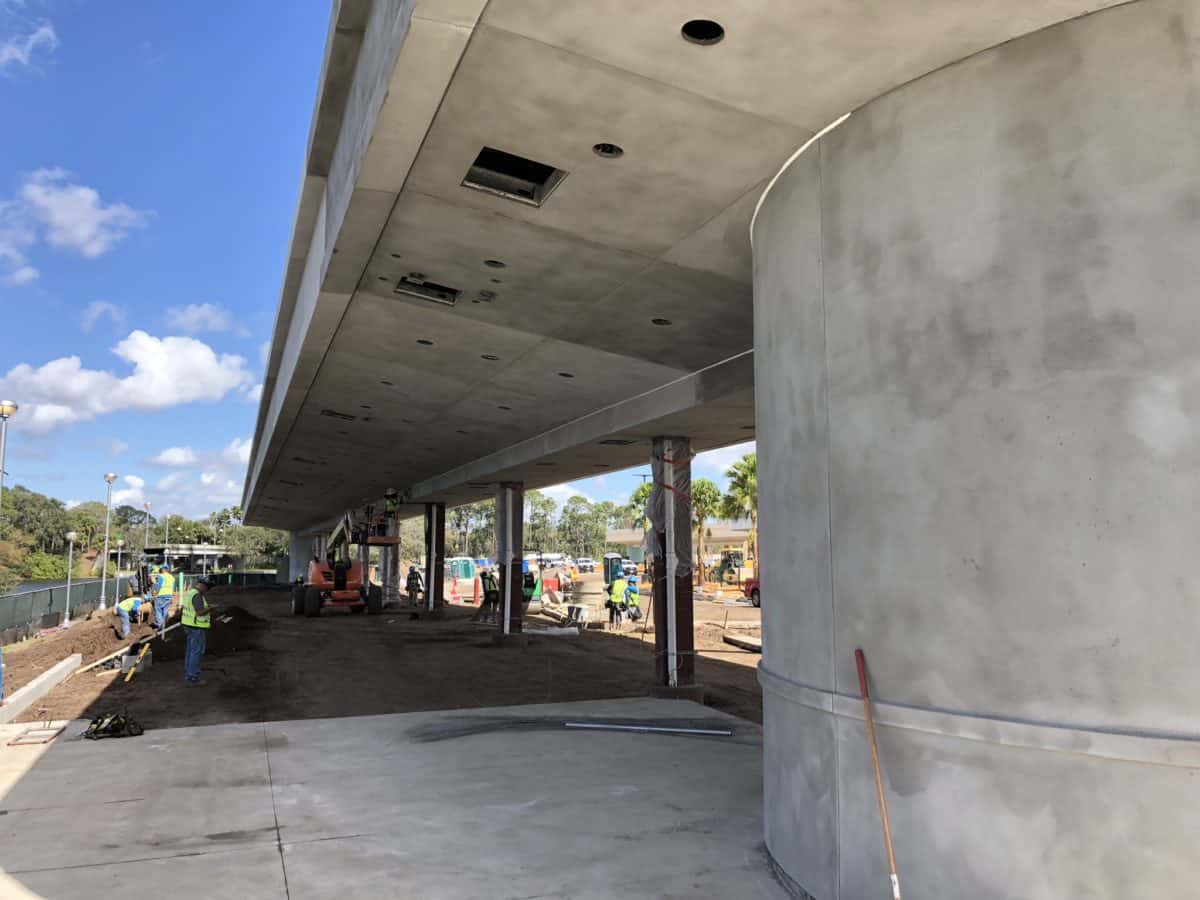 photo report Disney's hollywood studios skyliner bus loop construction sunset boulevard disney parks walt disney world