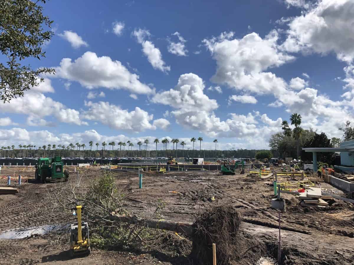 photo report Disney's hollywood studios skyliner bus loop construction sunset boulevard disney parks walt disney world