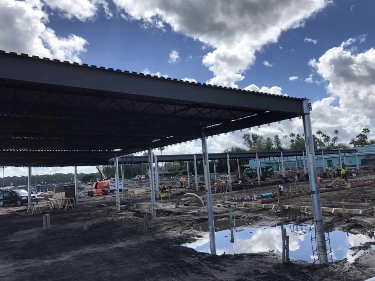 photo report Disney's hollywood studios skyliner bus loop construction sunset boulevard disney parks walt disney world