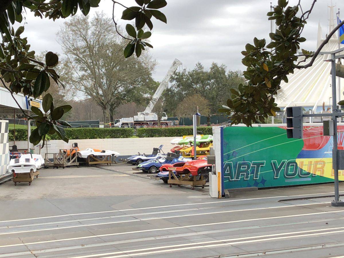 PHOTO REPORT Magic Kingdom Tomorrowland Construction Merchandise Updates PhotoPass Box