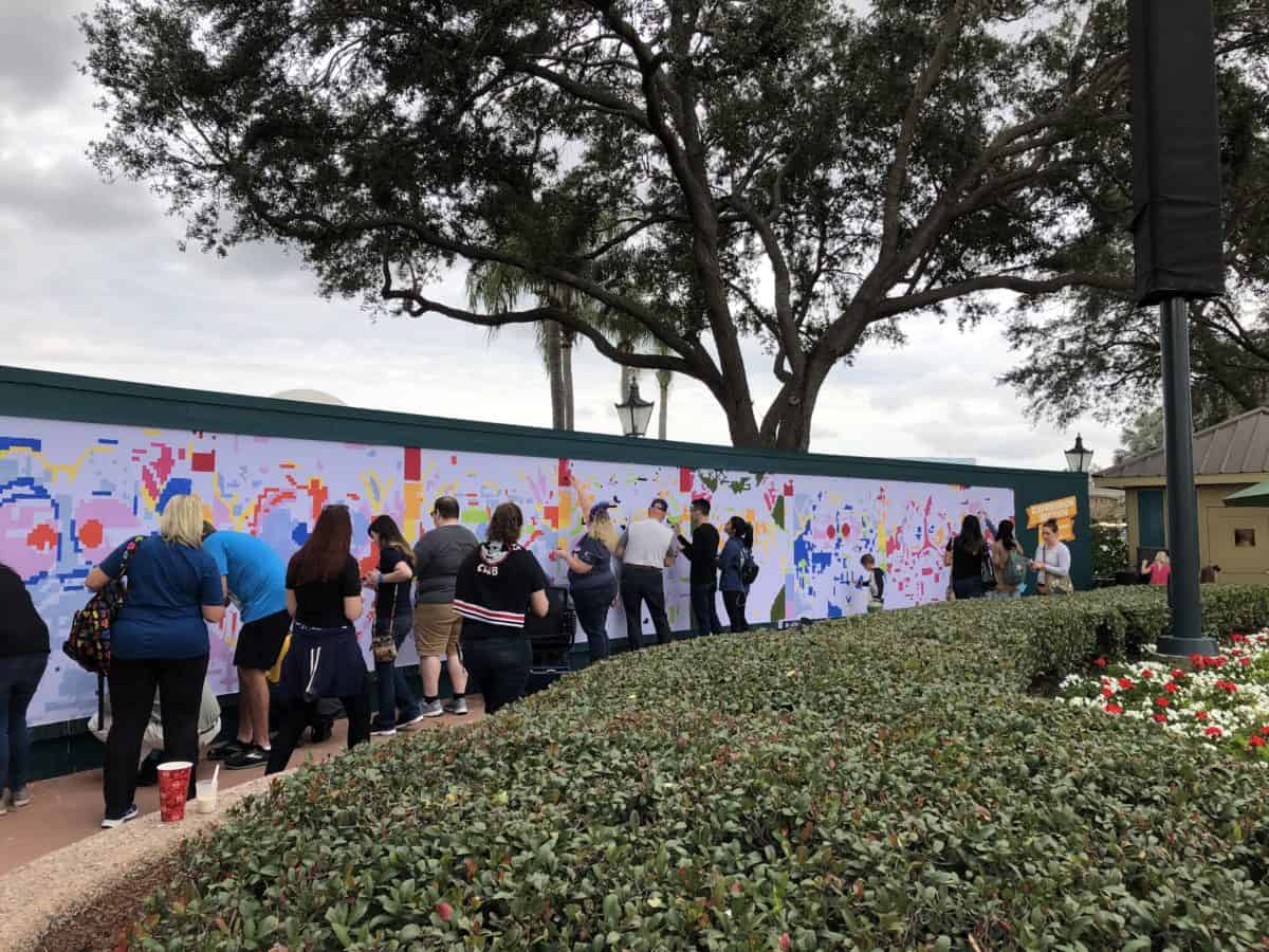 PHOTO REPORT Epcot New Merchandise World Showcase Lagoon Construction italy pavilion canada pavilion