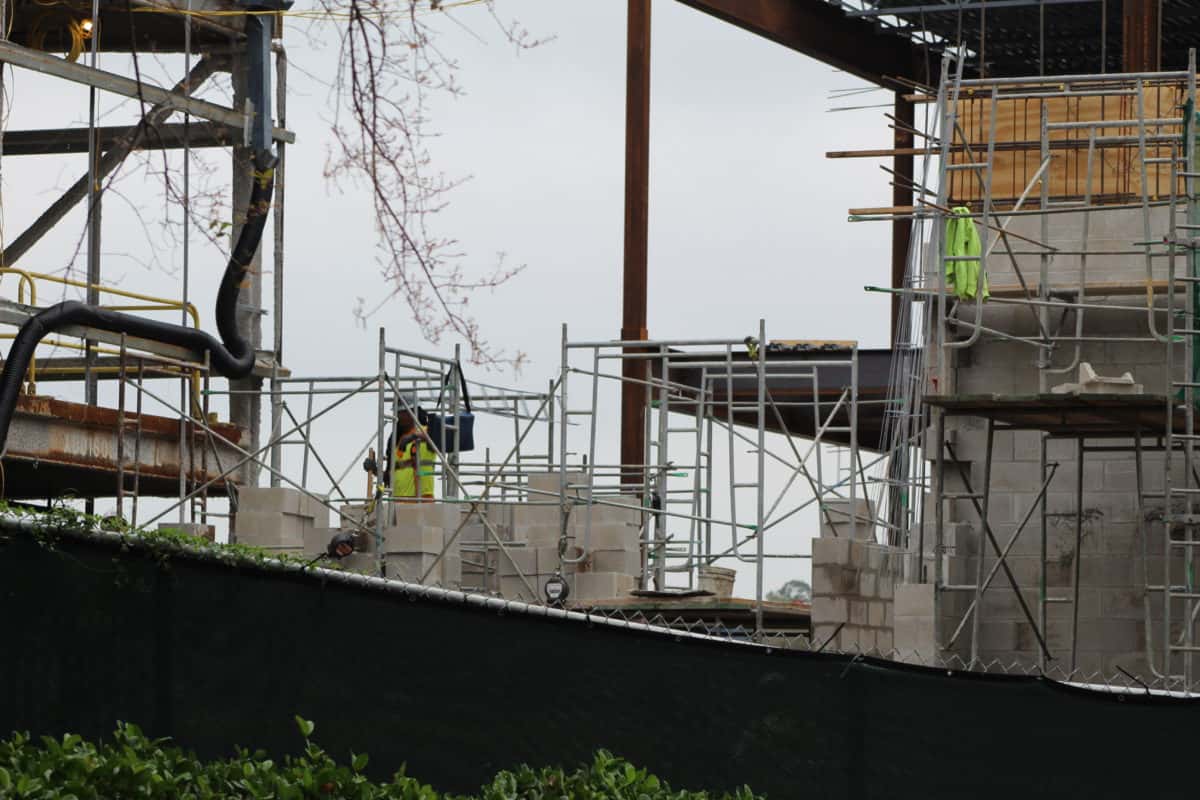PHOTOS: Epcot's Space Restaurant Expands Outward, Vertical Construction Continues