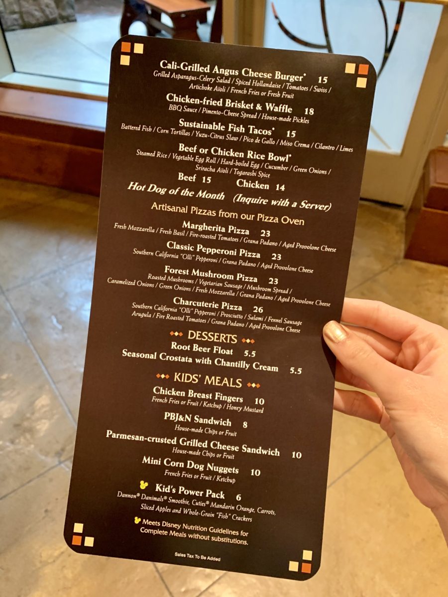 White Water Snacks Reopening Tour Disney's Grand California Hotel & Spa