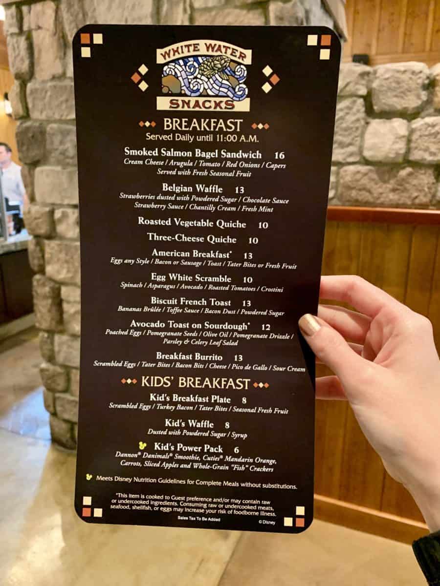 White Water Snacks Reopening Tour Disney's Grand California Hotel & Spa