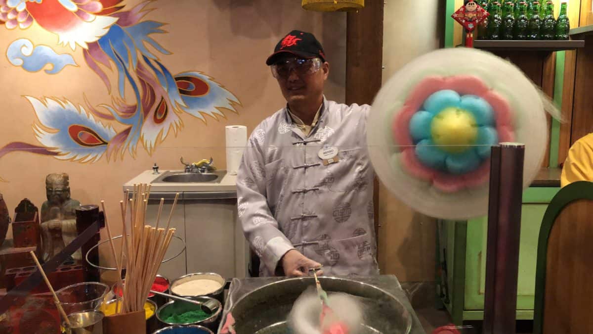 chinese cotton candy house of good fortune epcot china pavilion
