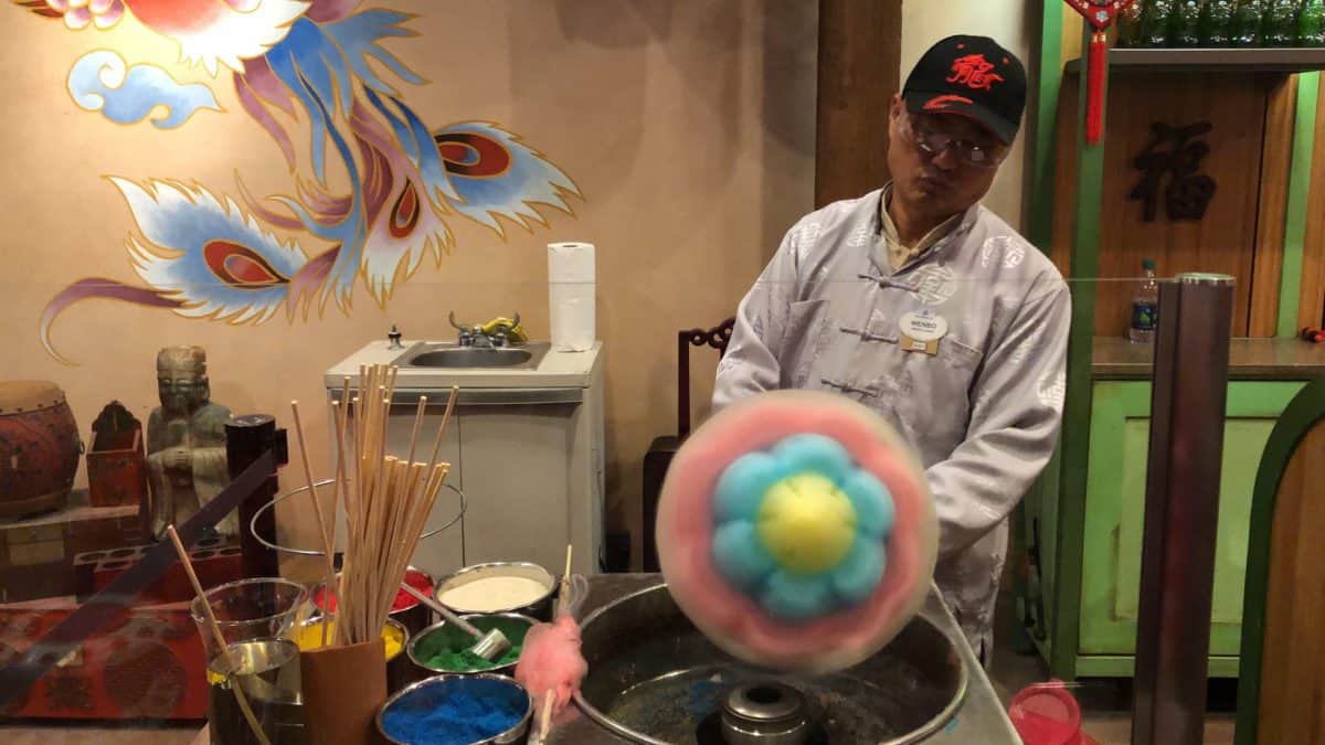 chinese cotton candy house of good fortune epcot china pavilion