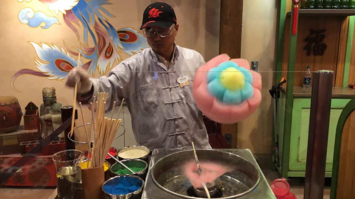 chinese cotton candy house of good fortune epcot china pavilion