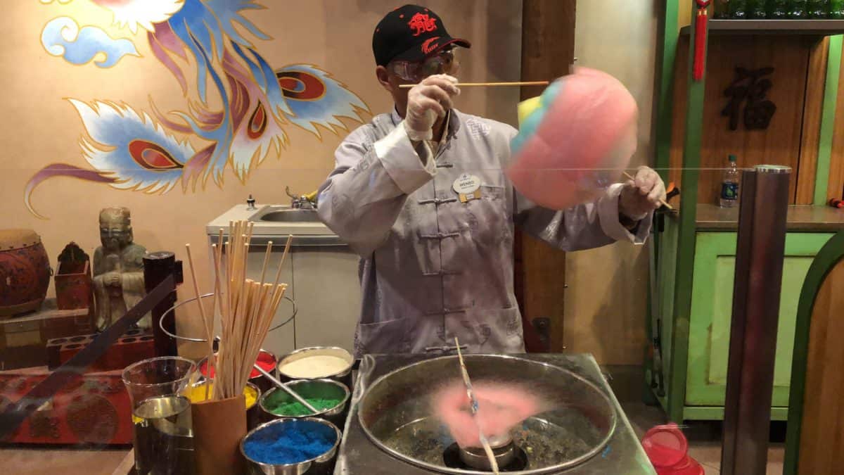 chinese cotton candy house of good fortune epcot china pavilion
