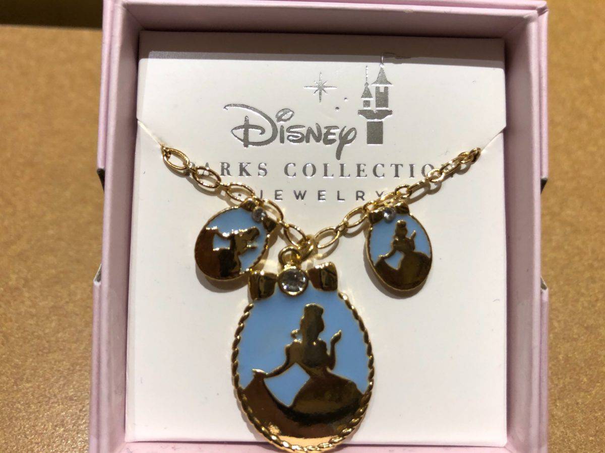 disney parks collection princess necklace earring sets aurora cinderella 