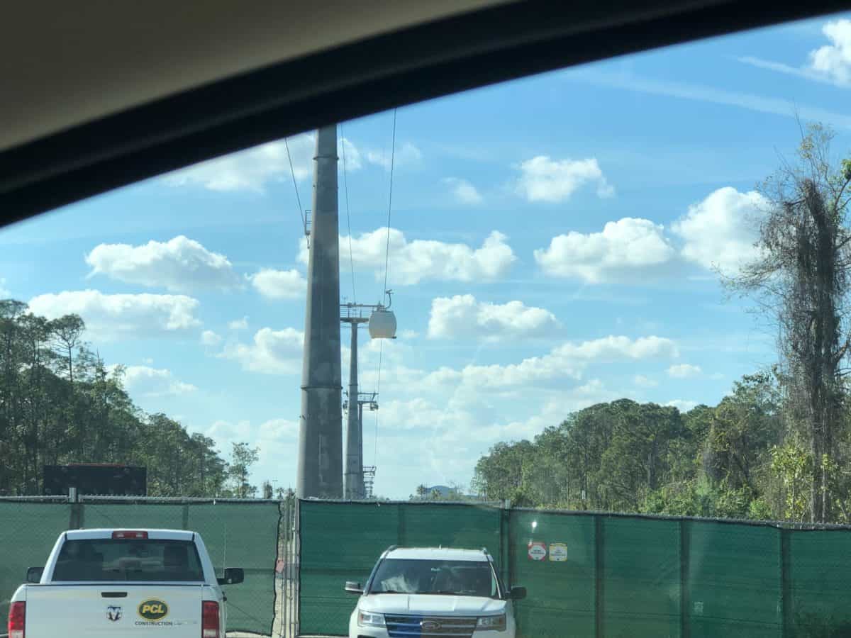 disney skyliner testing in motion february 2019