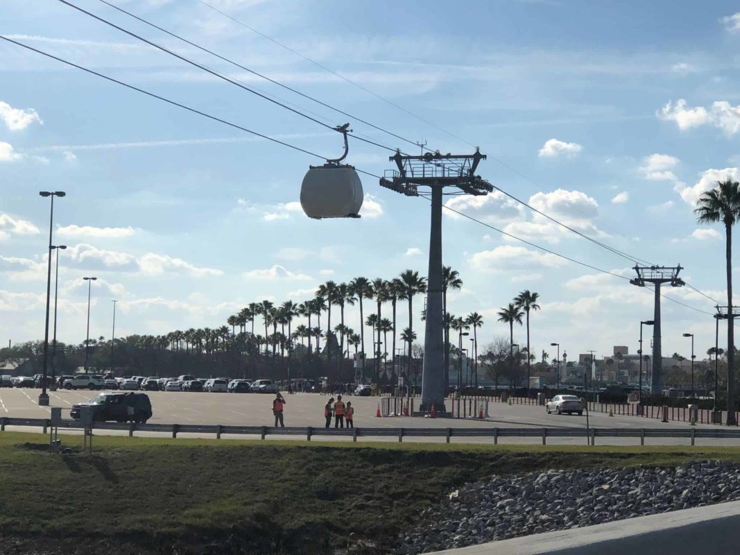 disney skyliner testing in motion february 2019