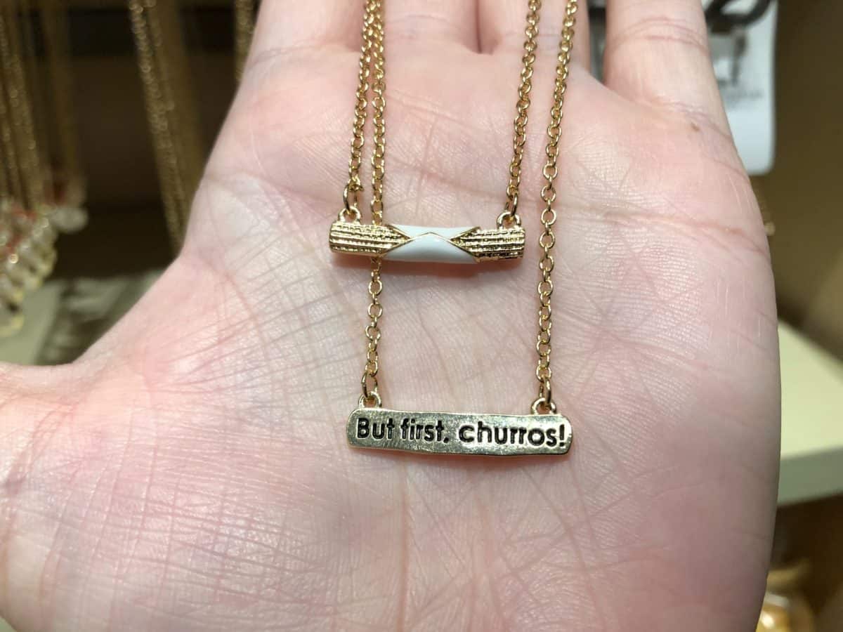disney snack necklaces disney springs churro donut pretzels
