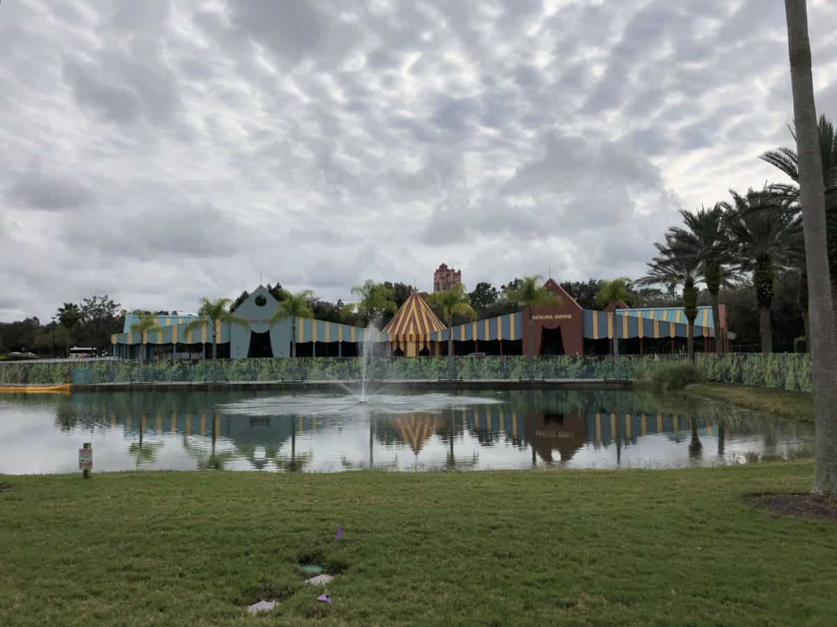 Construction Swan and Dolphin Hotel The Cove Fantasia Gardens