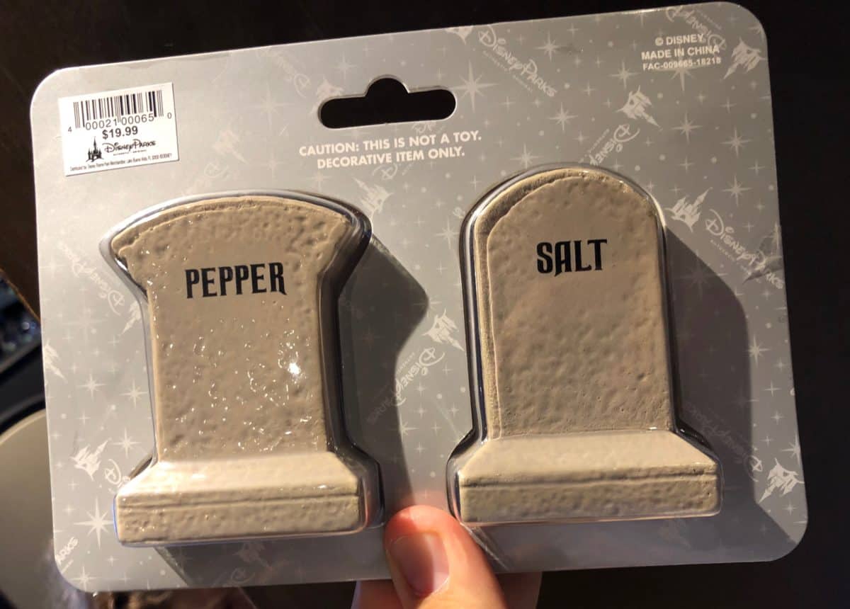 haunted mansion salt and pepper shaker memento mori magic kingdom
