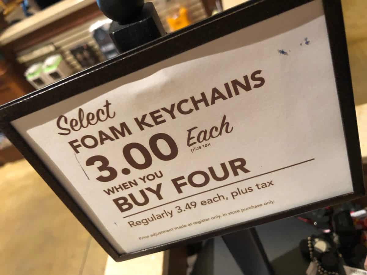 mickey character foam keychains animal kingdom