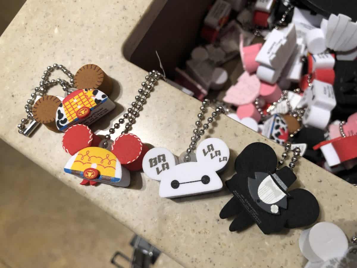 mickey character foam keychains animal kingdom
