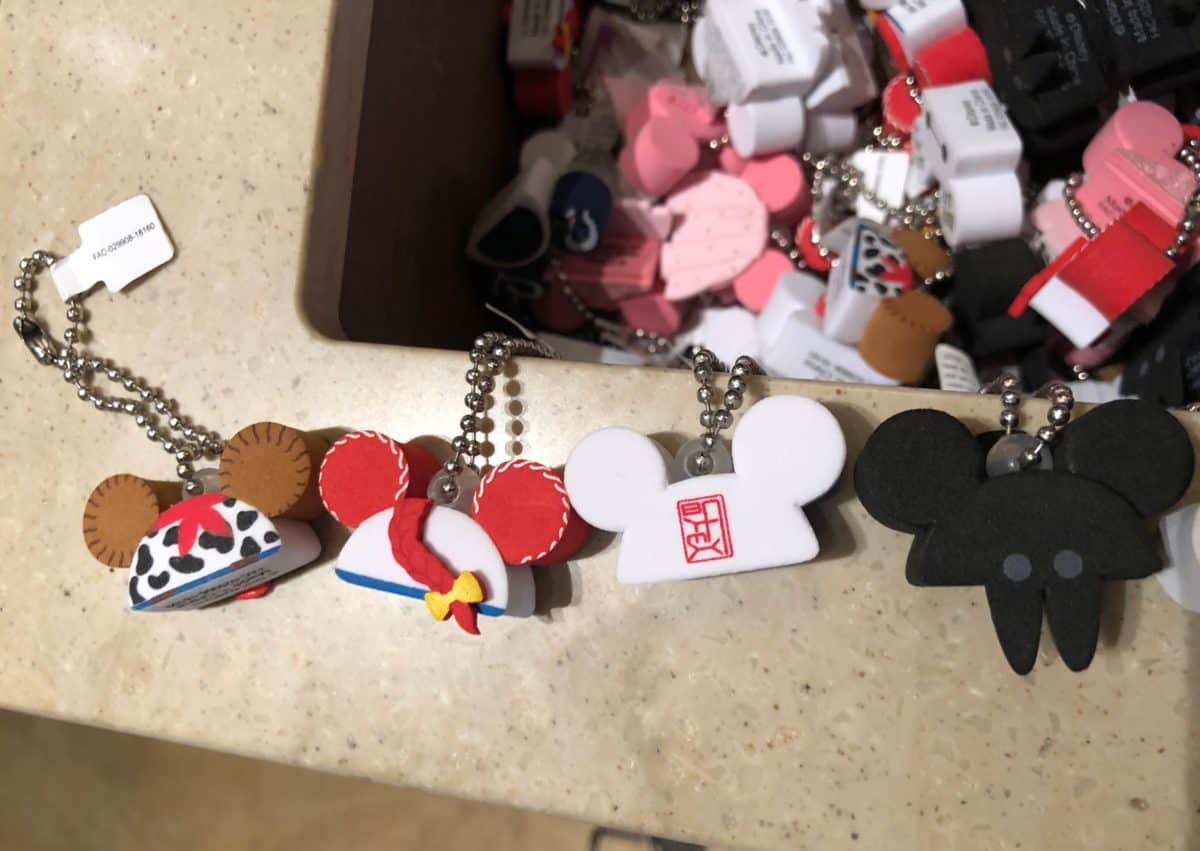 mickey character foam keychains animal kingdom