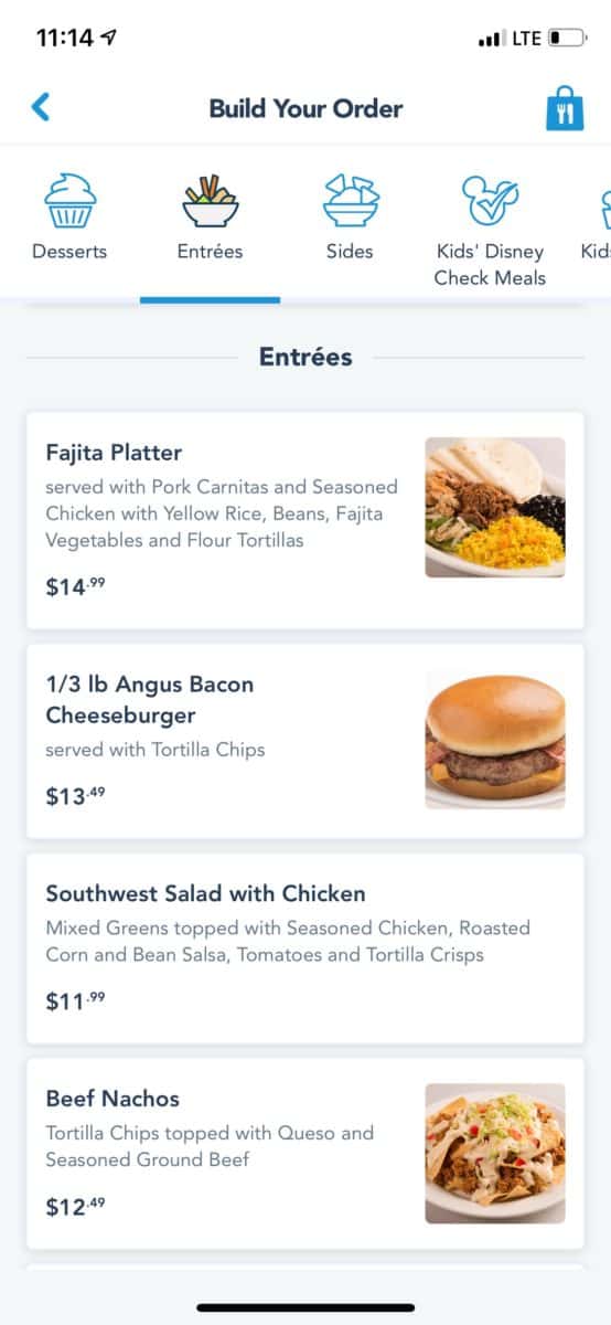 mobile order new interface my disney experience 2019 allergies dining walt disney world
