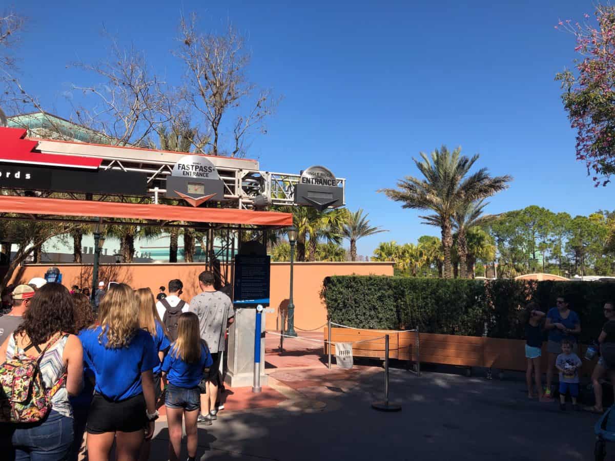 rock n roller coaster new fastpass entrance disney's hollywood studios walt disney world