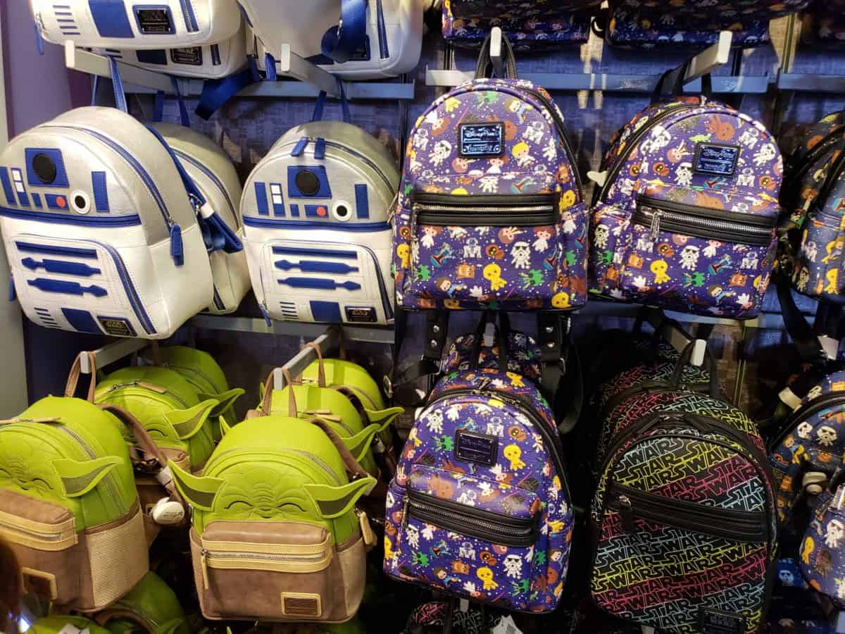 star wars loungefly backpacks disneyland resort