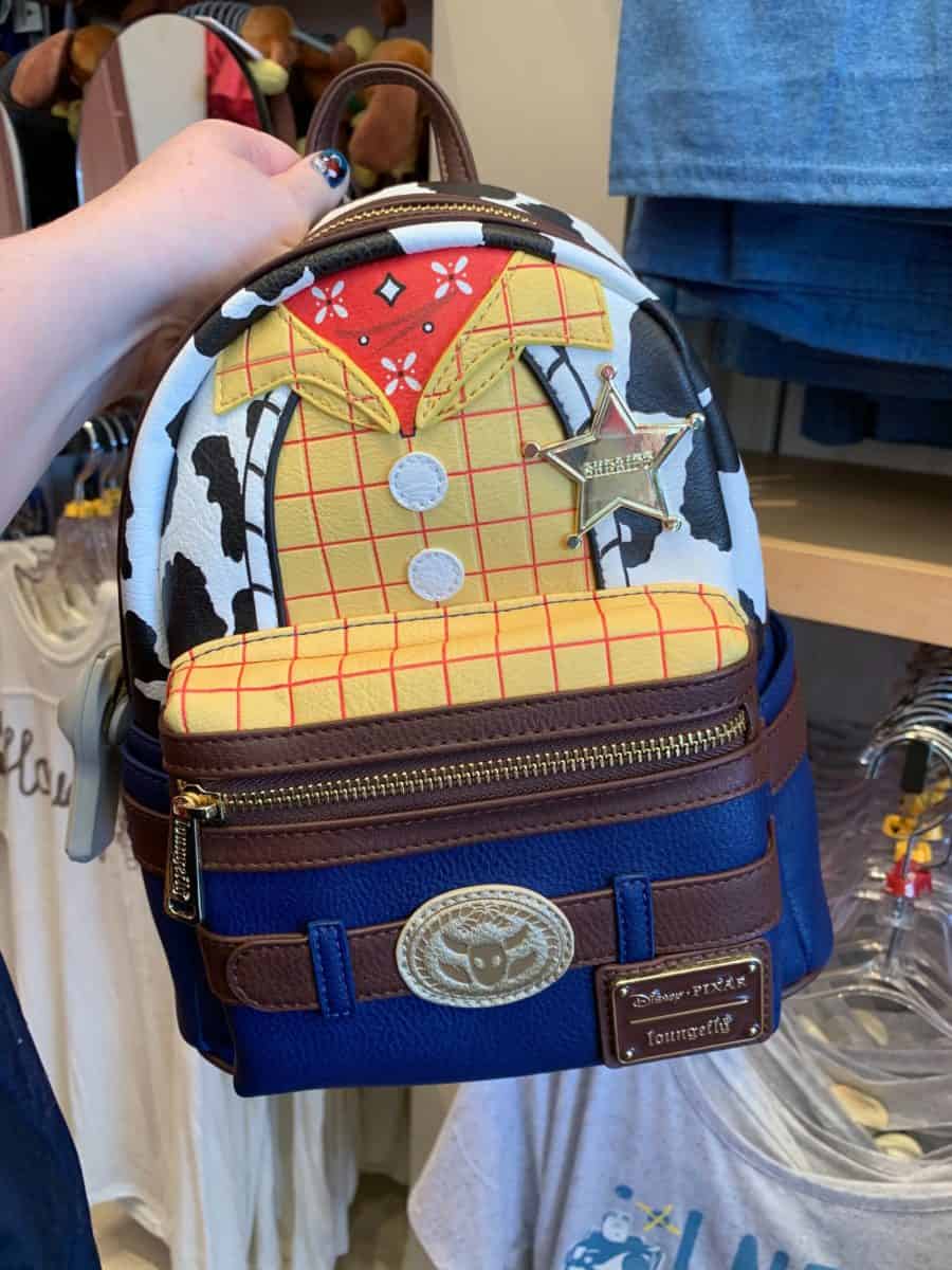 toy story 4 loungefly backpacks woody buzz lighyear disneyland disney california adventure