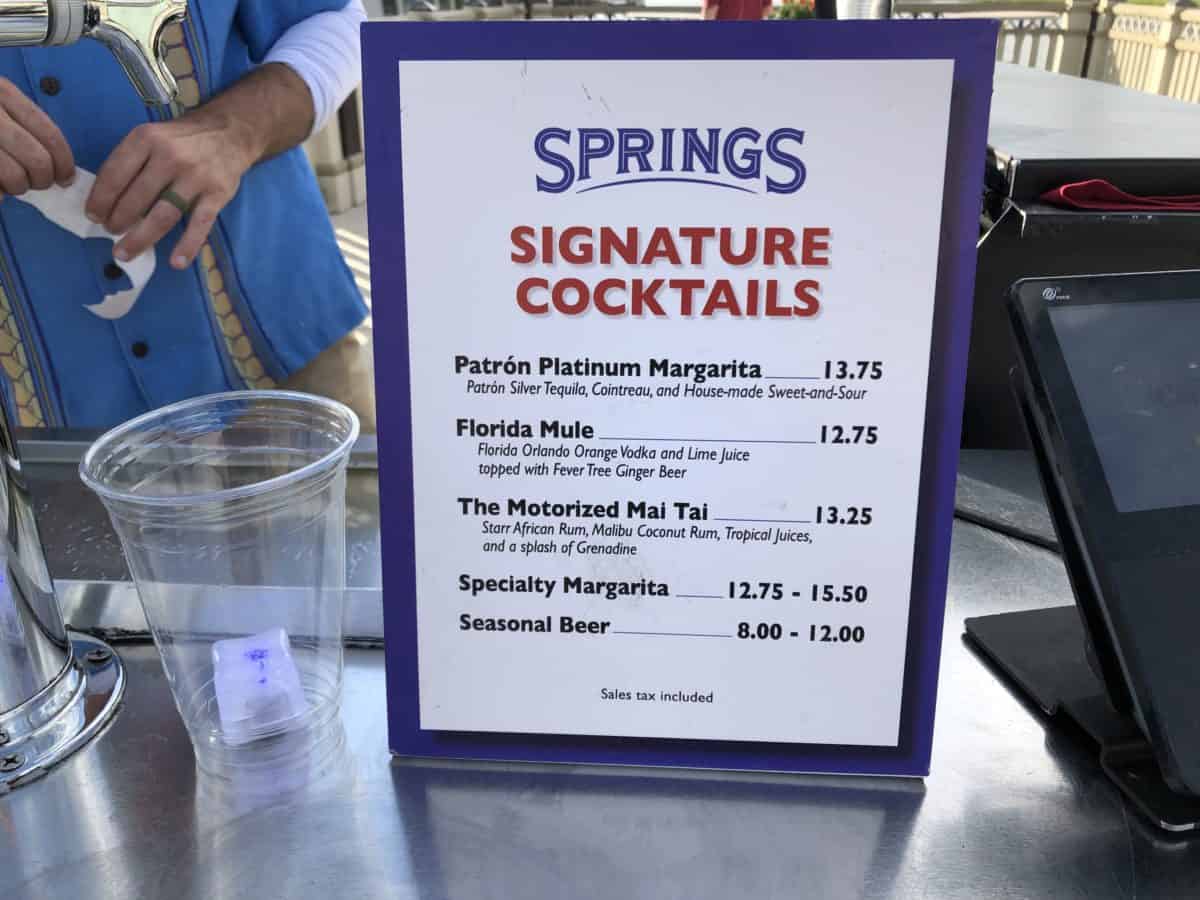 Springs drink cart